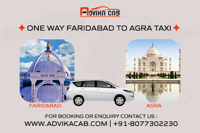 one way Faridabad to Agra Taxi