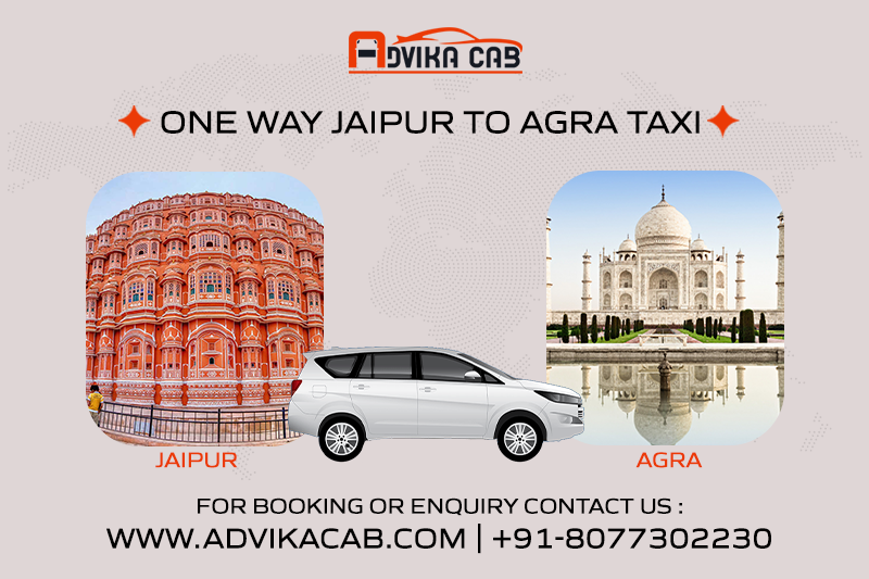 One Way Jaipur to Agra Taxi