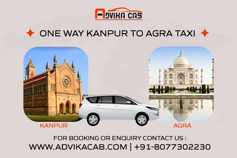 one way Kanpur to Agra Taxi
