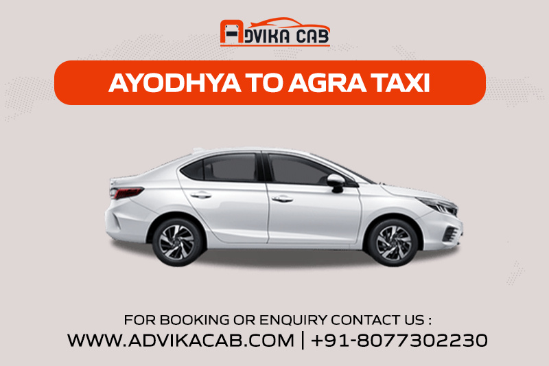 One Way Ayodhya to Agra Taxi