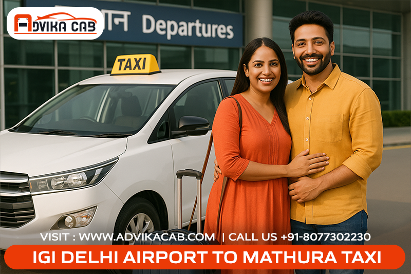 Book Taxi from IGI Airport Delhi to Mathura Book Taxi from IGI Airport Delhi to Mathura
