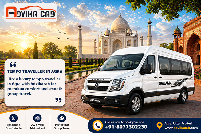Hire Outstation Tempo Traveller from Agra